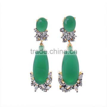 FASHION CUBIC ZIRCONIA EARRINGS ER-714