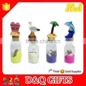 Colorful Sand Bottle Souvenirs With Resin Lid photo-2