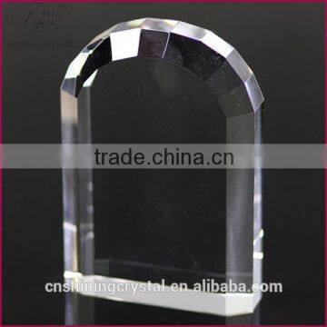 2015 Fashion K9 blank crystal block with round corner