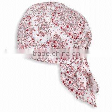 Printed fashion girl's sport bandana scarf hat or cap