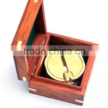 Nautical Solid Brass Clinometer Compass- Brass Pocket Compass 13430 photo-3