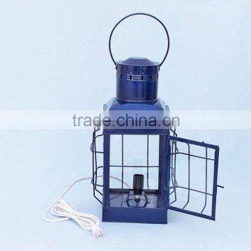 Iron Chief's Oil Lamp Blue Beach-style-outdoor-table- 1840