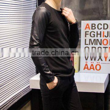 Leathe Sleave T-shirts/full Fitted T-shirts/latest Model T-shirts photo-3