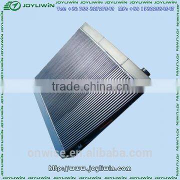 Customizable aluminum plate radiator cooler JOY 1625165912 for Atlas copco screw air compressor