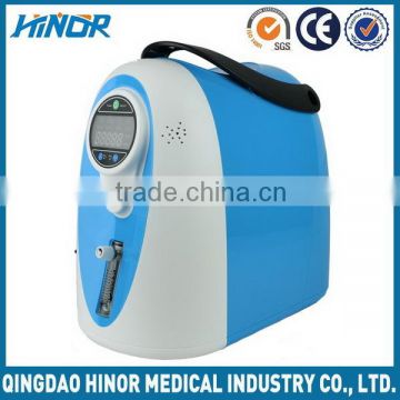 Portable small lightweight medical oxygen concentrator