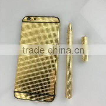 24kt gold for iPhone 6s housing clous de paris custom