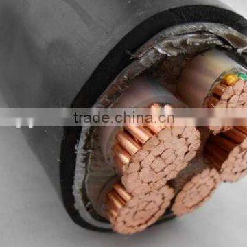 AL/CU conductor multicores 25mm XLPE insulated PVC sheath double steel tape armored power electric cable