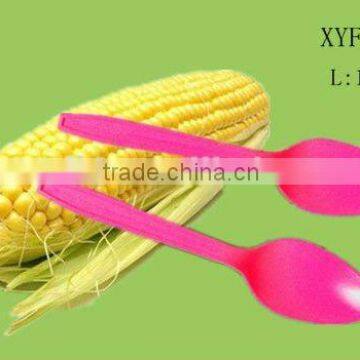 biodegradable cornstarch disposable bioplastic spoons:XYFS-01