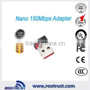 Factory supply RT5370 wireless wireless wifi adapter network card with USB port