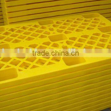 1200*800mm Size Eruo Type Single Face Nine Leg Nestable Recycled Plastic Pallet photo-4