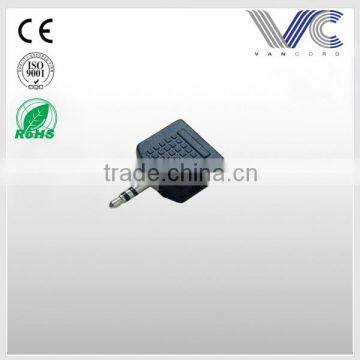 Frankever popular supplier 3.5mm stereo plug to 2*3.5mm jacket