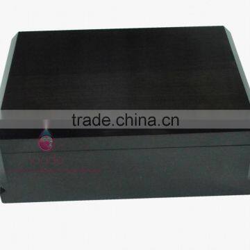 Glossy Classic Black Shoe Packing Boxes Wood photo-2
