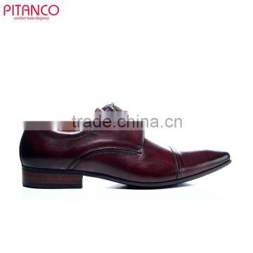 High Quality Gentlemen Lace-up Mens Dress Shoes photo-5