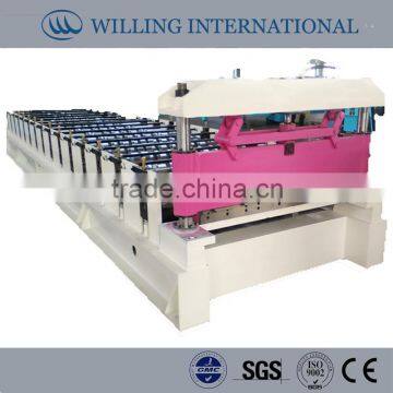 corrugated steel roll forming machine using the roof and walls