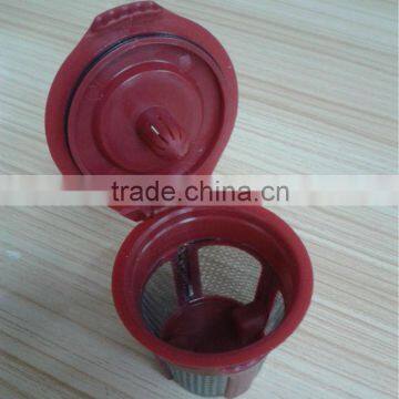 2014 hot sales popular stainless steel etched mesh refillable coffee capsule