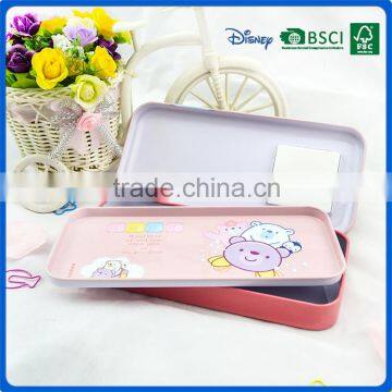 double layers custom printed kids rectangle pencil shipping boxes pencil case