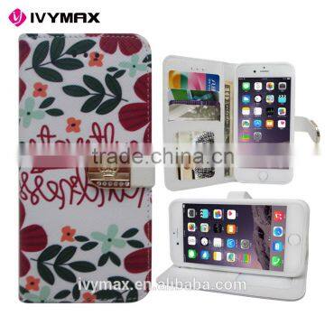 Best Selling Products Phone Leather Pouch Case With Metal Diamond Buckle for Apple Iphone 6s Mobile Phone Cover Supplier's Choice photo-2