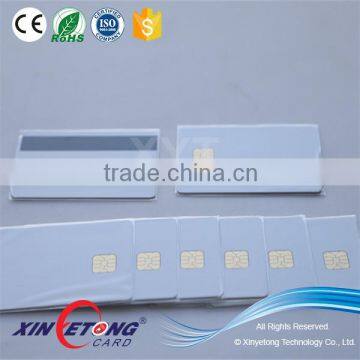 White High quality PVC Contact chip Sle4442 Inkjet card