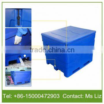 1000L Capacity PE Fish Storage Box, Plastic Storage Box Fish for Frozen Fish Transport Quality Choice photo-3