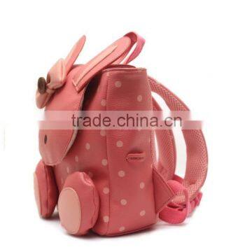 Korea Brand PU Material Little Rabbit Pattern Anti-lost Children Backpack Bag photo-5