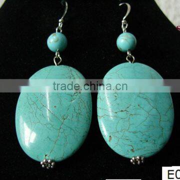 Turquoise Wholesale Big Fashion Exotic Earrings