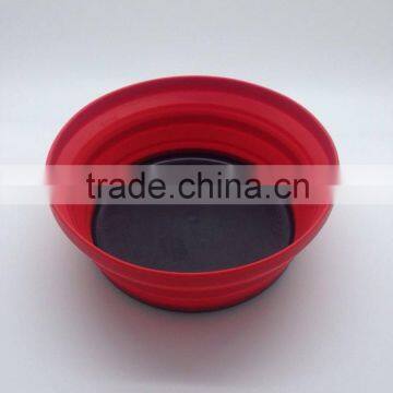 Portable silicone bowl for pinic with best price from China manufacturers