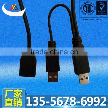 Professional Manufacturer of usb 2 in 1 male to female extension cable for Charging