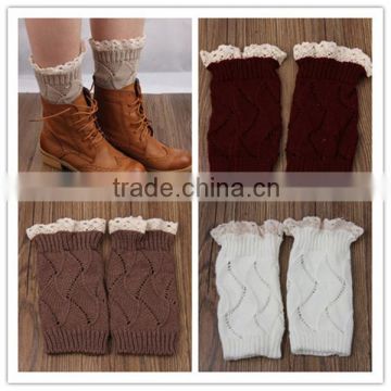 Wholesale girls boot socks,bulk children's leg warmer,lace boot cuff socks,leg warm socks,leg warmer