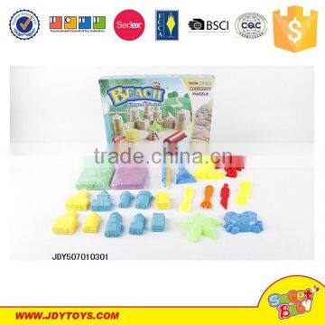 2016 newest DIY Soft Kids alive magic play mould sand