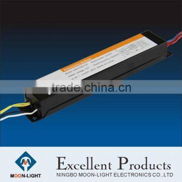 Electronic ballast for T8/T10 fluorescent lamps, metal body