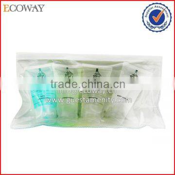 30ml body lotion clear plastic flip cap tube