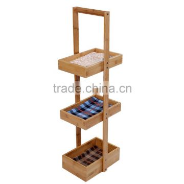 2015 New Fashion Bamboo Bathroom Rack,Living Room Storage Rack