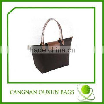 fashion recycled foldable oxford handle bags