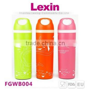 375ml yellow glass wine bottle