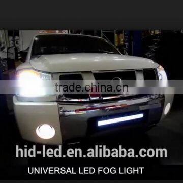 Car accessories shops 2 in 1 LED power saving fog light with DRL daytime running light for universal cars