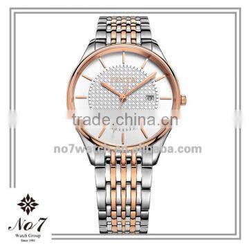 China Direct Factory High Quality Date Stainless Steel Men Watch photo-2