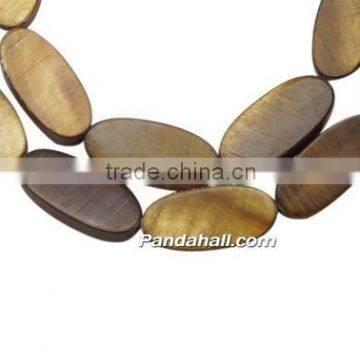 Freshwater Dyed Shell Beads Strands(SHEL-17X8)