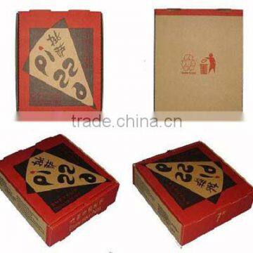 cheap customer LOGO printed inch pape pizza boxes