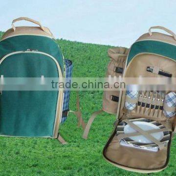 Large Capacity Polyester Backpack Lunch Picnic Bag