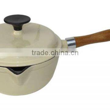 white enamel cast iron cookware