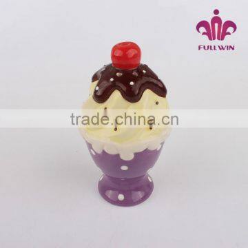 ice cream shape ceramic salt and pepper shaker wedding favors