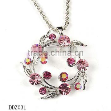 Fashion jewelry,Crystal /Rhinestone Necklace Garland Pendant