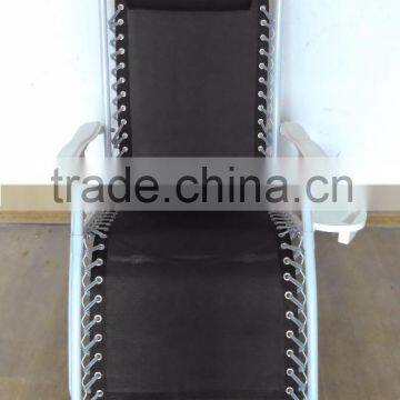 Black color textline fabric foldable chair