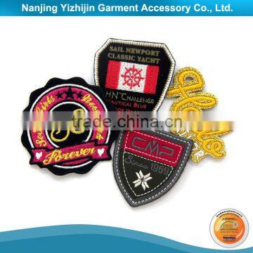 Fashion style washable embroidered bike patch