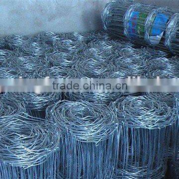 Galvanized steel wire cattle fence