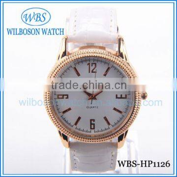 Leather band modern watch for women made in China