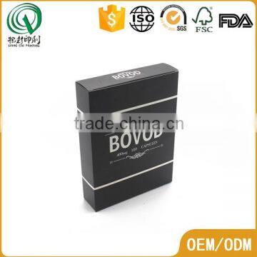 Black Custom Logo Printed Eco-friendly Tea Box Design Chinese Tea Gift Box Supplier's Choice