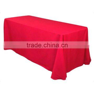 Polyester square table linen/table cloth for weddings