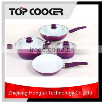 Aluminium Ceramic Coating 7PCS Cookware Set