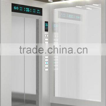 Commercial/hotel/passenger Elevator for 6 Person With Golden Cabin Wall photo-2